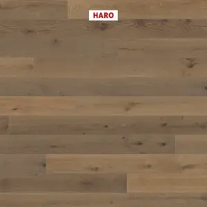 HARO Serie 2500 Landhausdiele - 539943 Eiche samtbraun Universal str. nL+