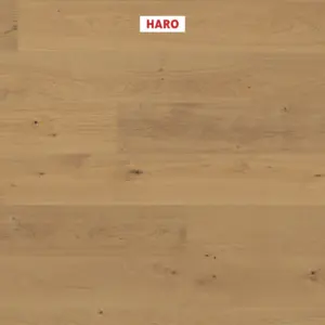 HARO Serie 4000 Landhausdiele Plaza 240 - 541430 Eiche invisible Markant strukturiert nD