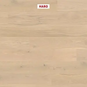 HARO Serie 2500 Landhausdiele - 548123 Eiche lichtweiß Universal str. nD