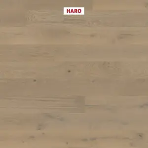 HARO Serie 2500 Landhausdiele - 539064 Eiche sandgrau Universal str. nL+