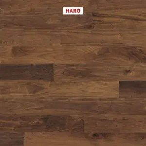 HARO Serie 4000 Landhausdiele 180 - 542086 Amerikanischer Nussbaum Sauvage 4V nL+