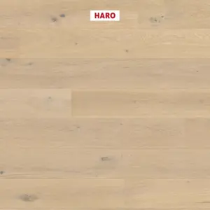 HARO Serie 2500 Landhausdiele - 548124 Eiche lichtweiß Universal str. nL+