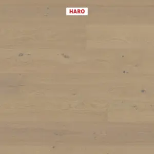 HARO Serie 4000 Landhausdiele Plaza 240 - 541435 Eiche sandgrau Sauvage strukturiert nD